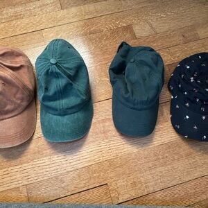 Set of 4 Cotton Women’s Baseball Caps